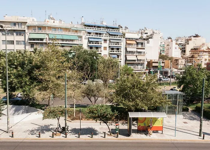 Museum Of Modern Art Rooms In Apartment, Next To Metro Suggrou Fix, Walk To Acropolis